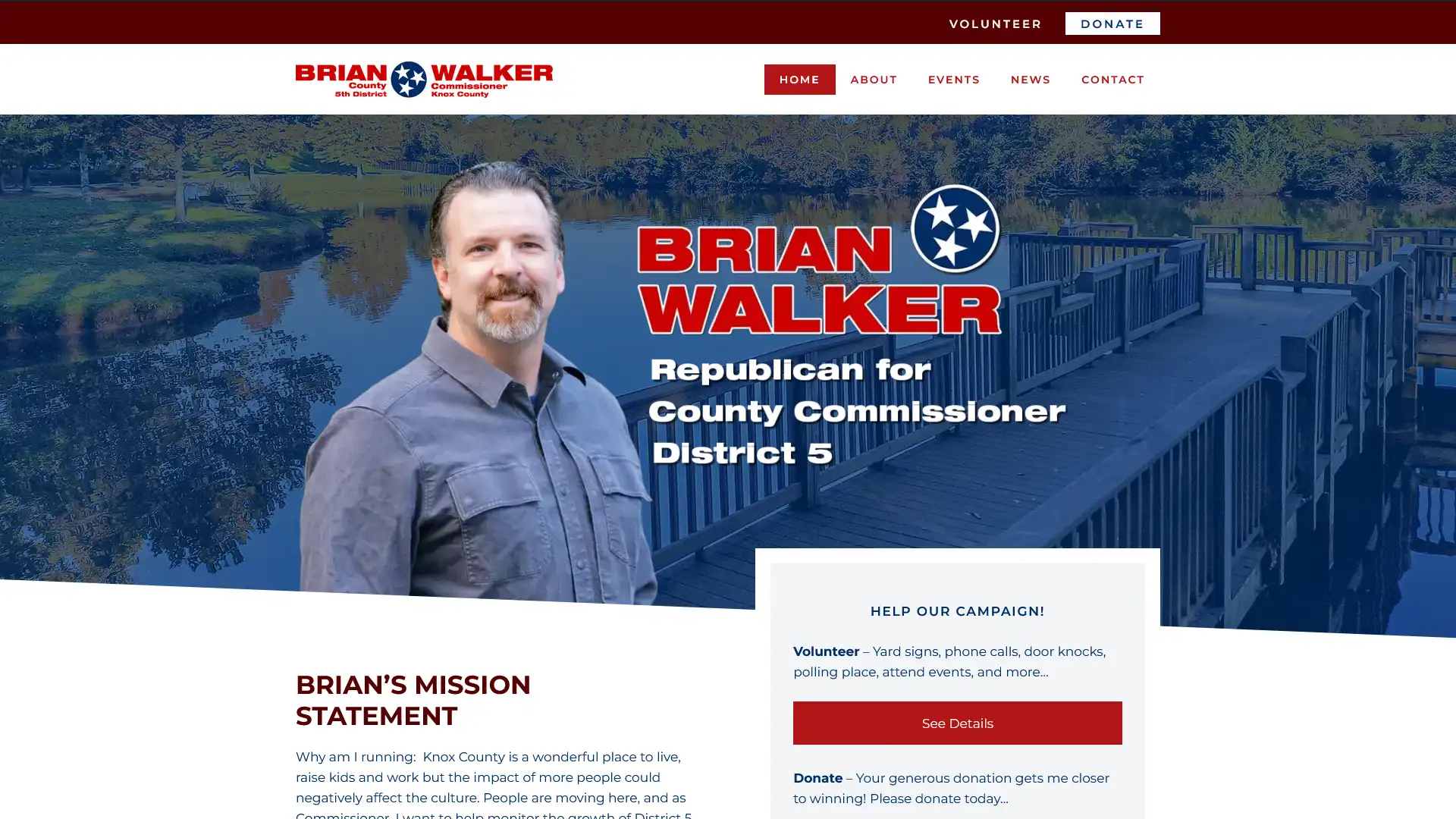 Vote Brian Walker